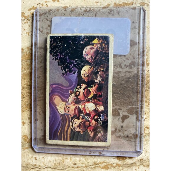 Vintage TBS Card With Cartoon Characters & Plane Graphic - Picture 4 of 4